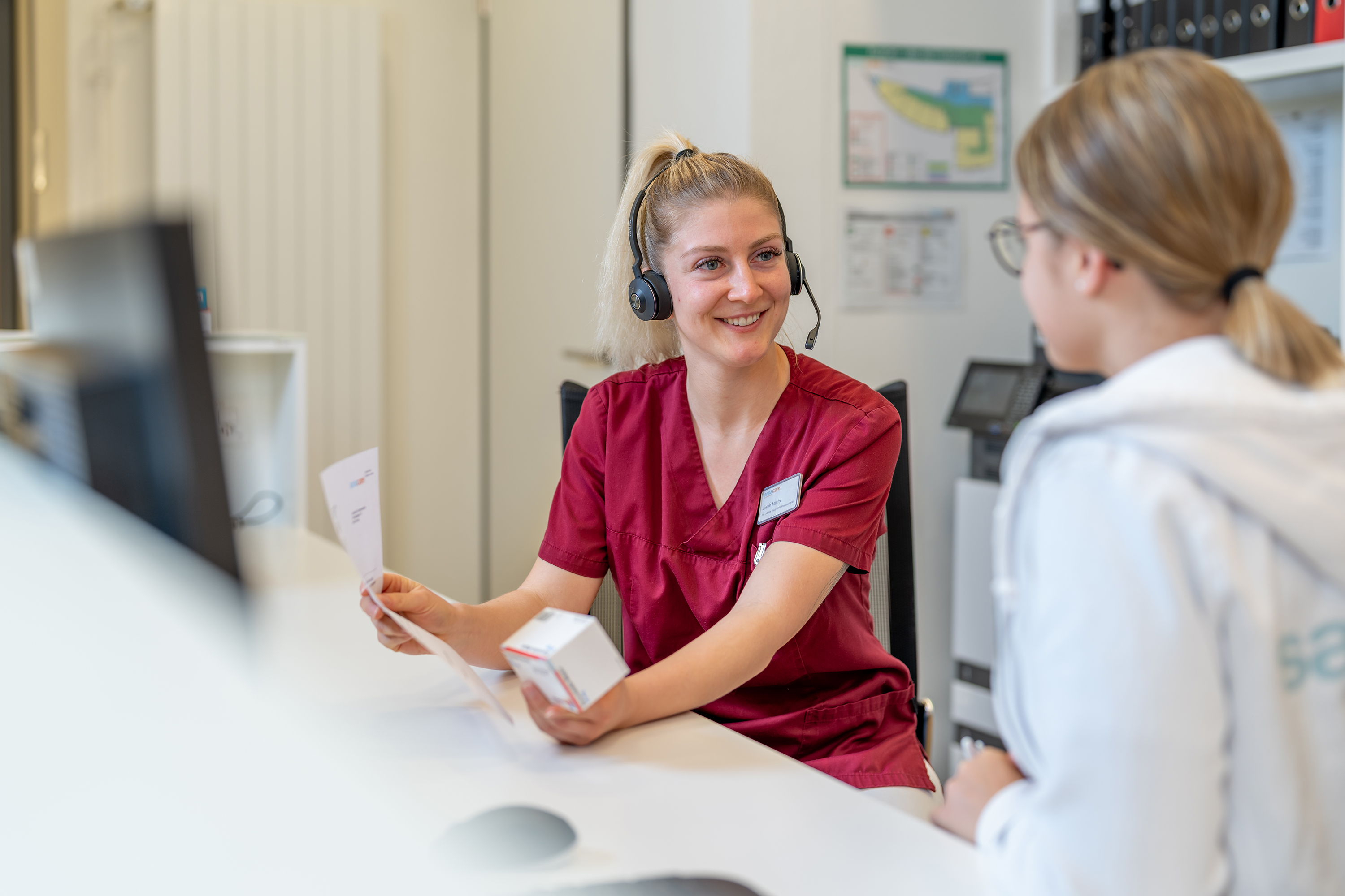 News/Stories: Jasmin zur Vielseitigkeit des Berufs - Sanacare